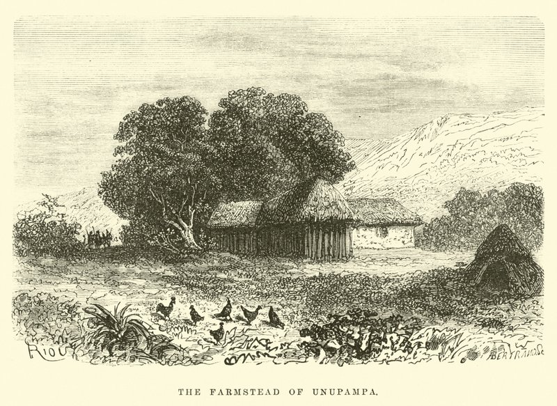 Gården Unupampa af Edouard Riou