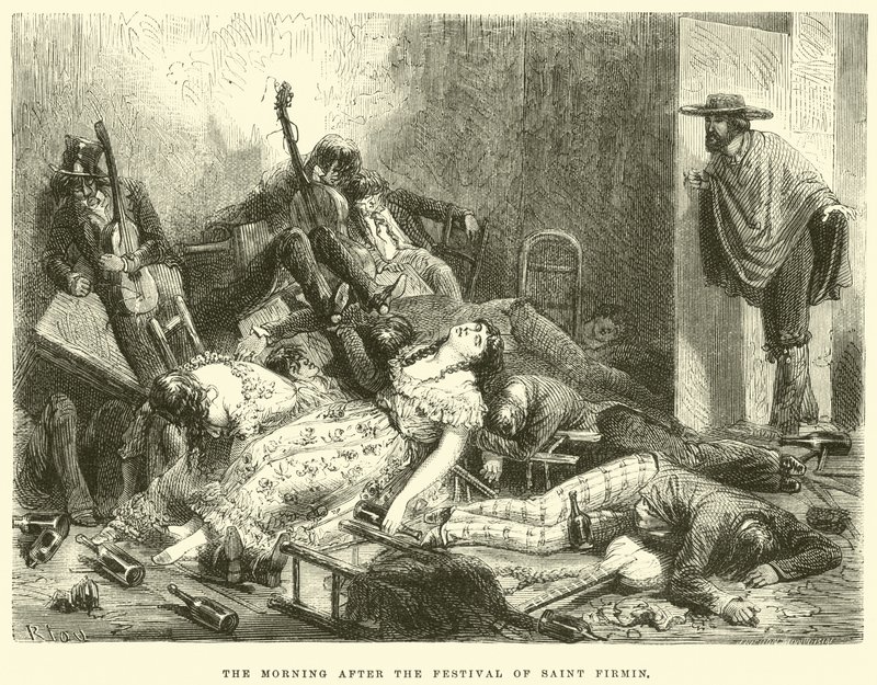Morgenen efter Sankt Firmin-festen af Edouard Riou