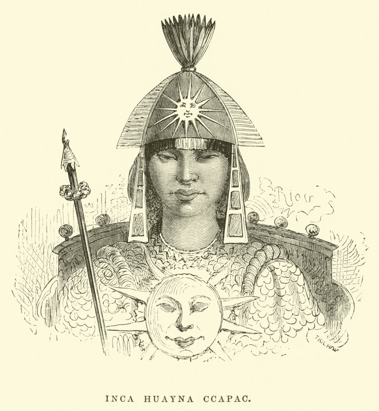 Inca Huayna Capac af Edouard Riou