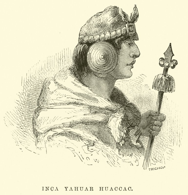 Inka Yahuar Huaccac af Edouard Riou