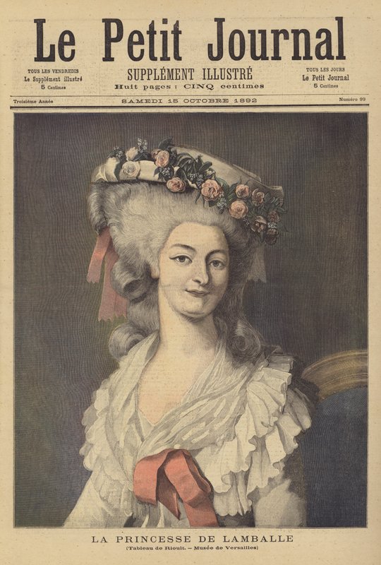 Prinsessen af Lamballe af Edouard Riou