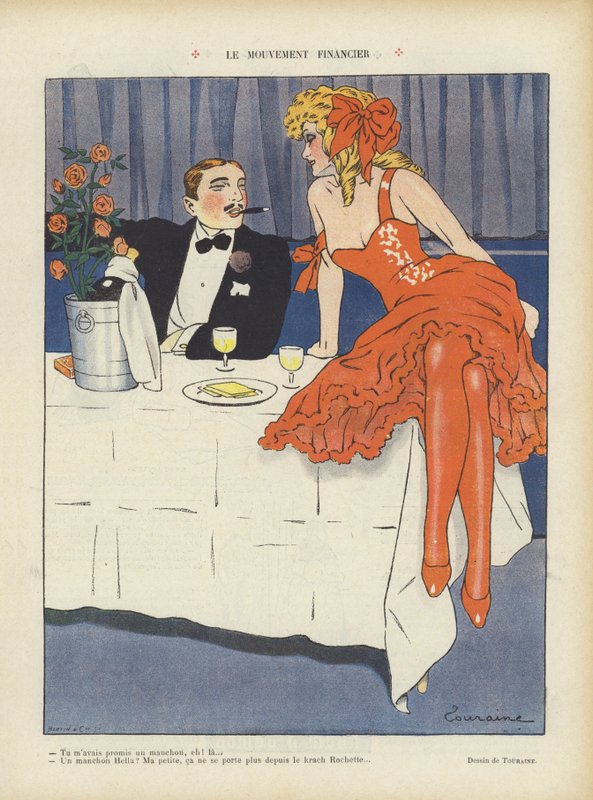 Illustration til Le Rire af Edouard Touraine
