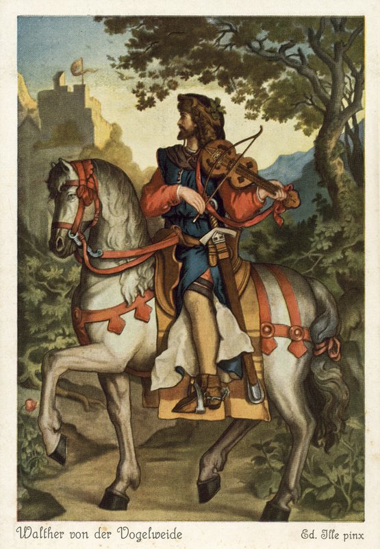 Walther von der Vogelweide af Eduard Ille