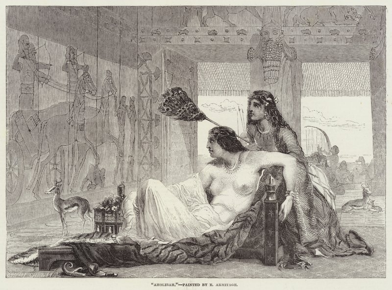 Aholiba af Edward A. Armitage