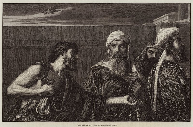 Judas anger af Edward A. Armitage