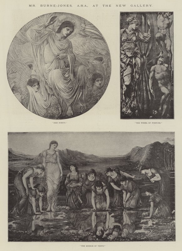 Burne-Jones, ARA, i New Gallery af Edward Burne Jones