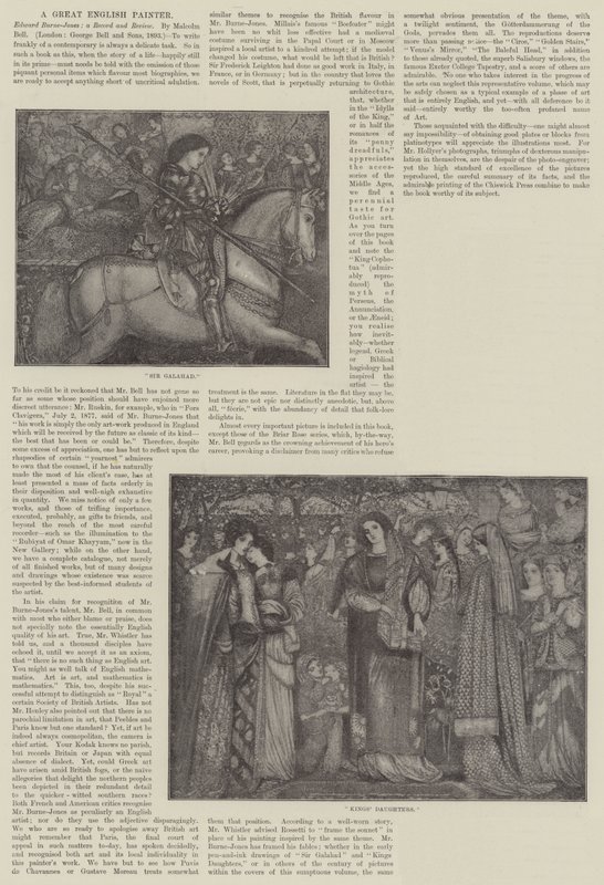 Burne-Jones, ARA, i New Gallery af Edward Burne Jones
