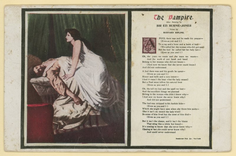 Vampyren af Rudyard Kipling af Edward Burne Jones