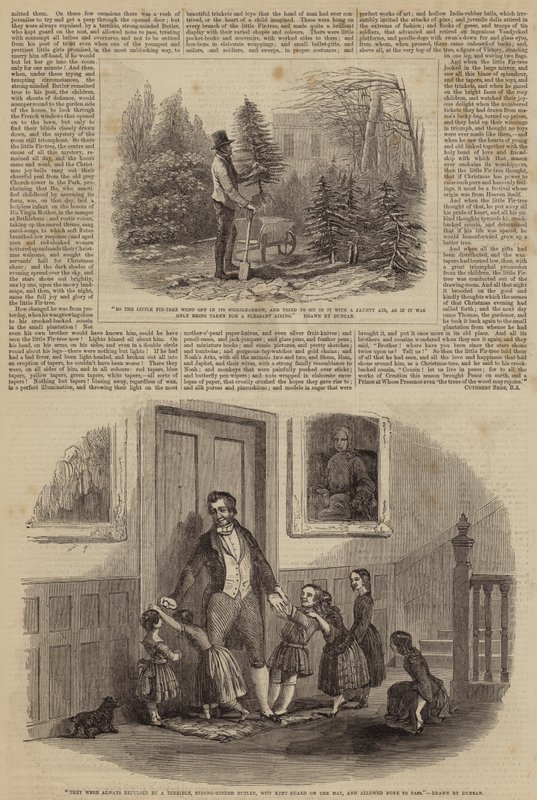 Illustrationer til Det lille grantræ af Edward Duncan