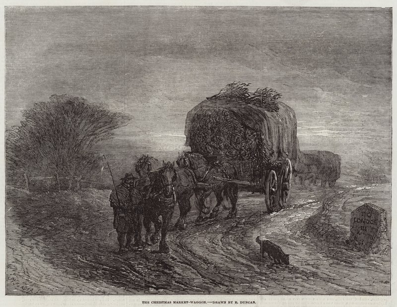 Julemarkedsvognen af Edward Duncan