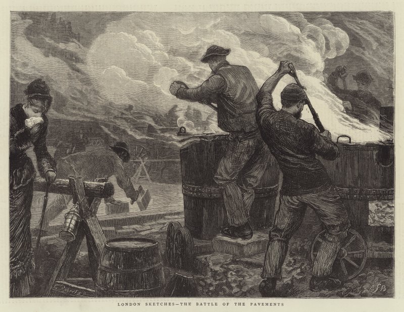 London Sketches, Battle of the Pavements af Edward Frederick Brewtnall