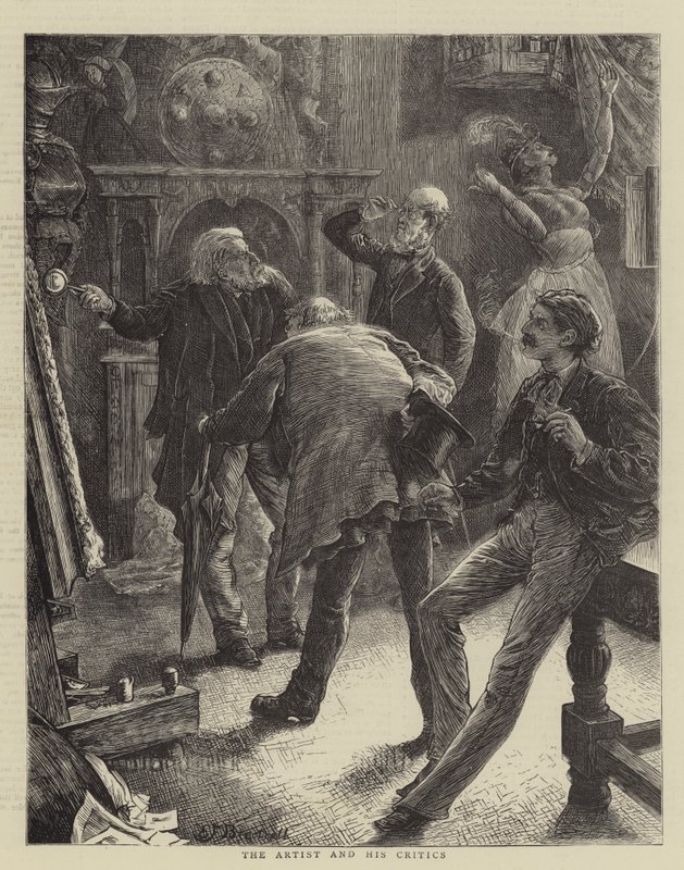 Kunstneren og hans kritikere af Edward Frederick Brewtnall