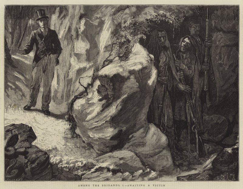 Blandt briganterne venter jeg på et offer af Edward John Gregory