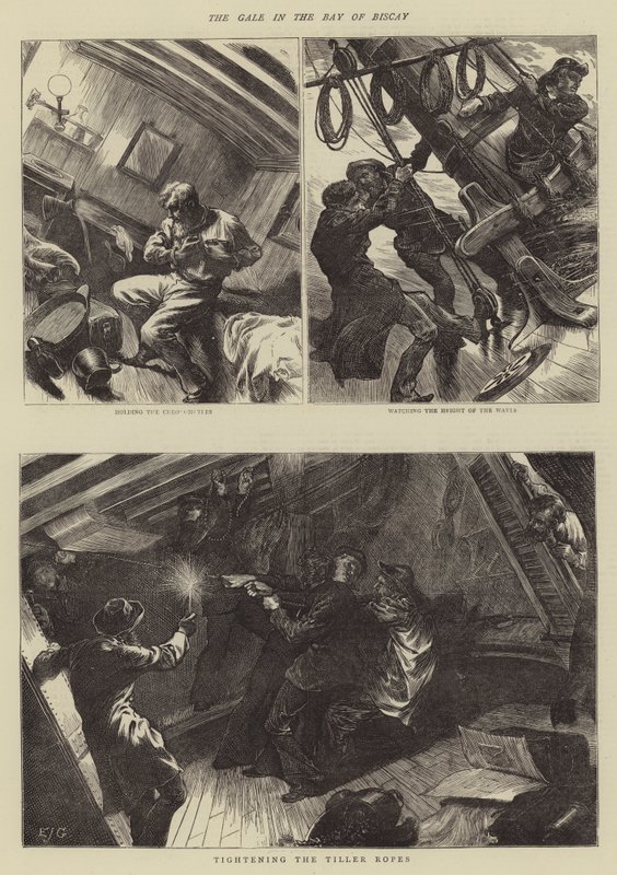 Kulingen i Biscayabugten af Edward John Gregory