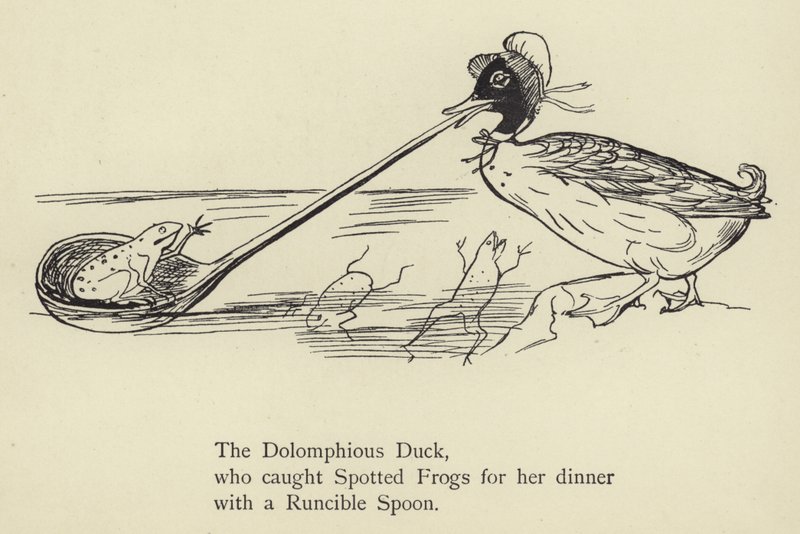 Dolomphious Duck af Edward Lear