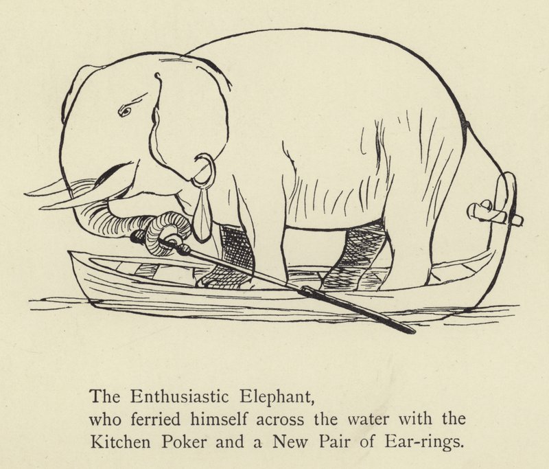 Den entusiastiske elefant af Edward Lear