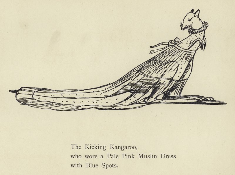 Den sparkende kænguru af Edward Lear