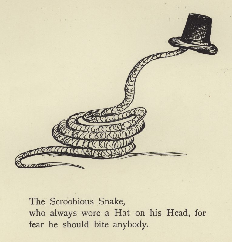 The Scroobious Snake af Edward Lear