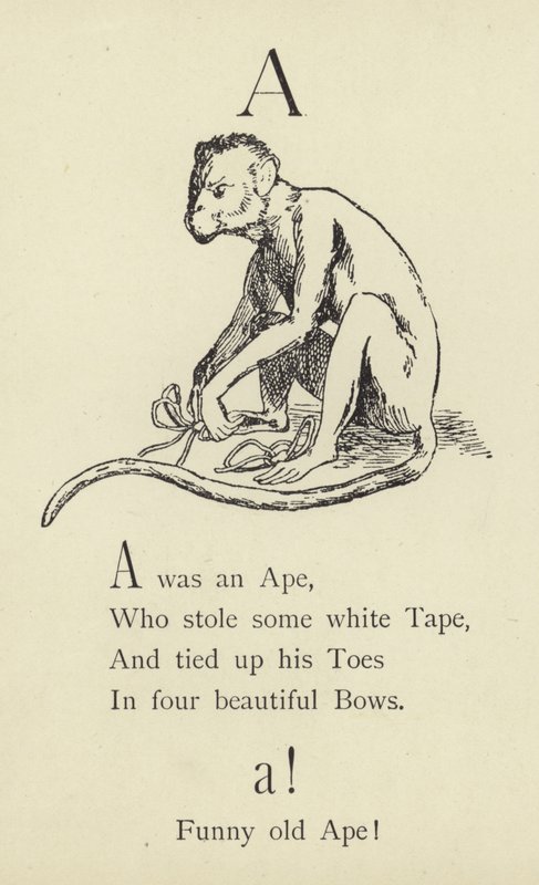 Bogstavet A af Edward Lear