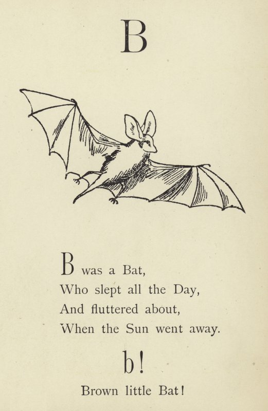 Bogstavet B af Edward Lear