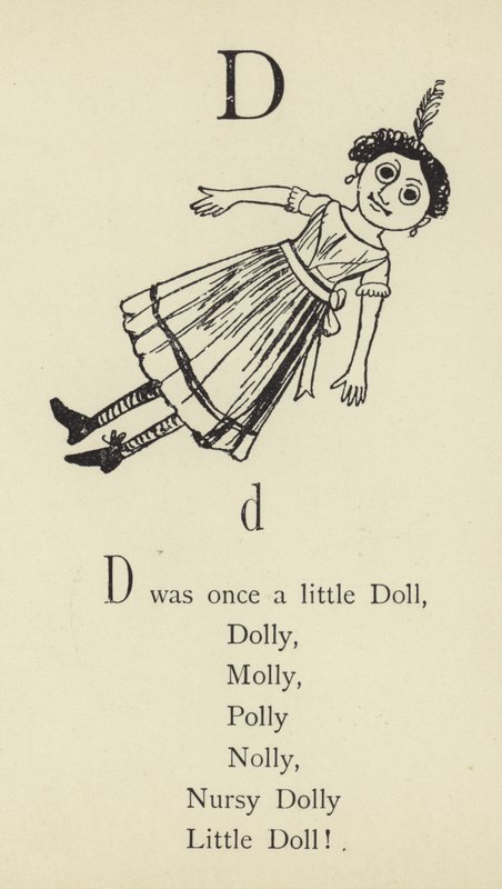 Bogstavet D af Edward Lear