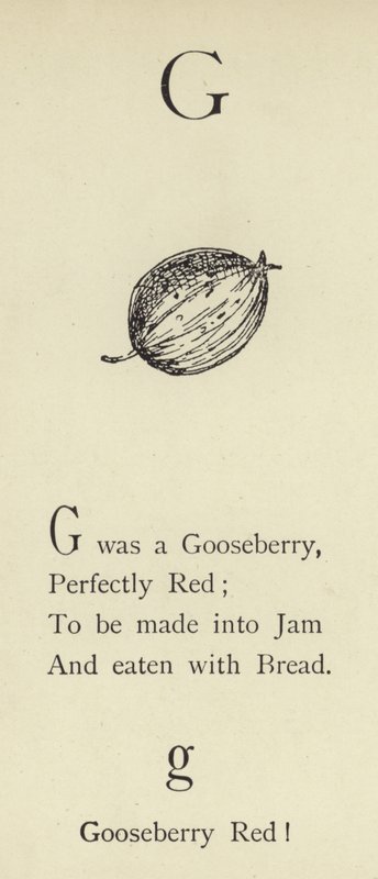 Bogstavet G af Edward Lear
