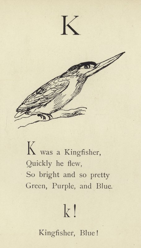 Bogstavet K af Edward Lear