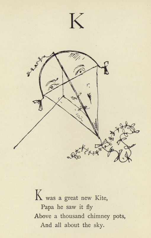 Bogstavet K af Edward Lear