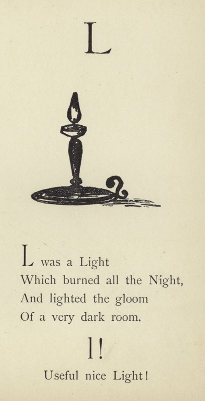 Bogstavet L af Edward Lear