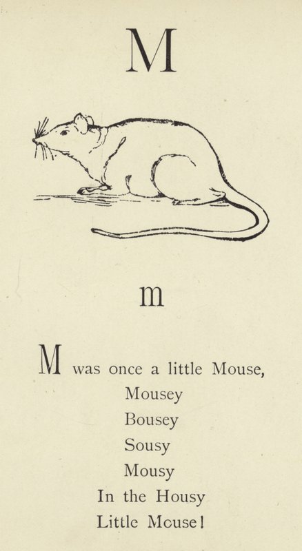 Bogstavet M af Edward Lear