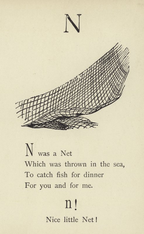 Bogstavet N af Edward Lear