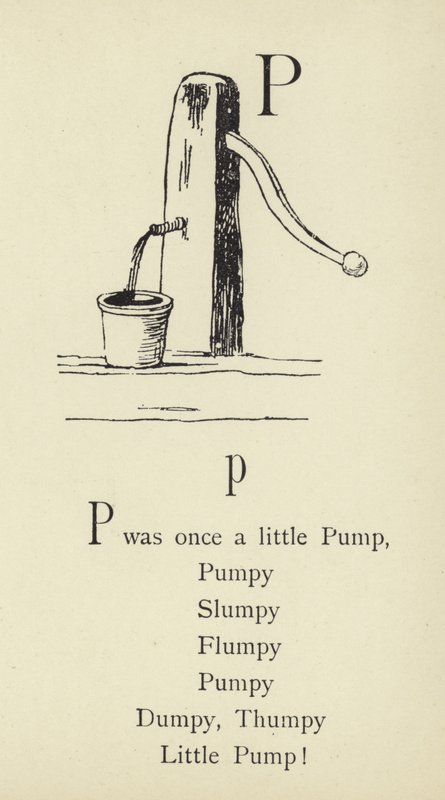 Bogstavet P af Edward Lear
