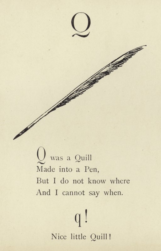 Bogstavet Q af Edward Lear