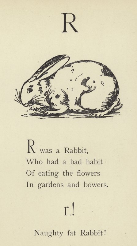 Bogstavet R af Edward Lear