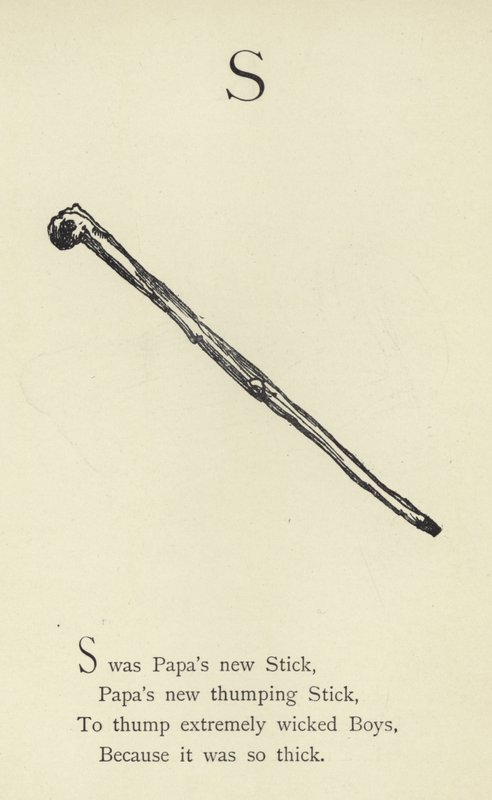 Bogstavet S af Edward Lear