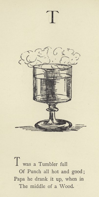 Bogstavet T af Edward Lear