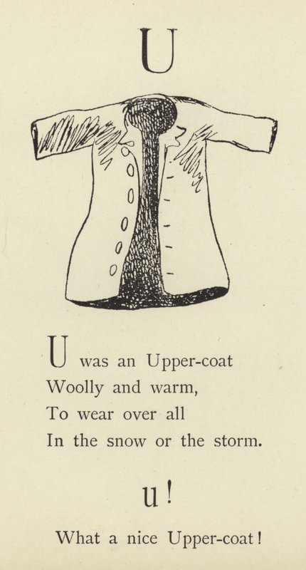 Bogstavet U af Edward Lear