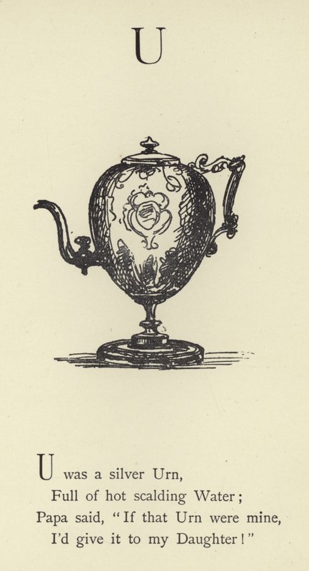 Bogstavet U af Edward Lear