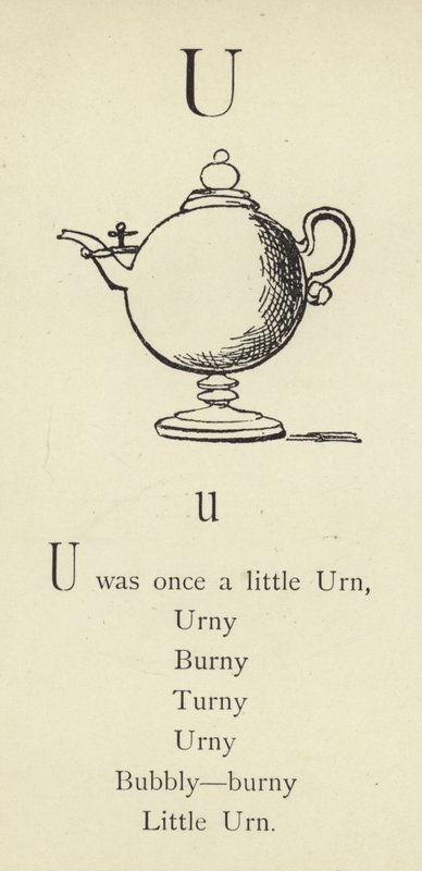 Bogstavet U af Edward Lear