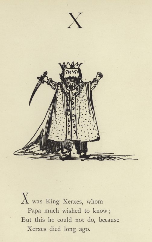 Bogstavet X af Edward Lear