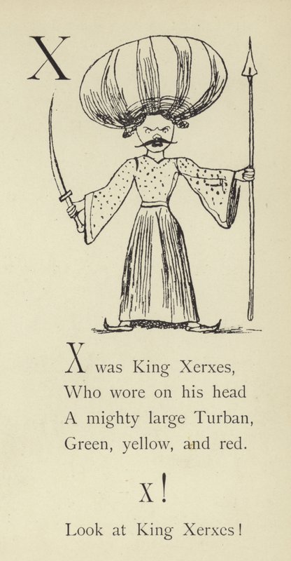 Bogstavet X af Edward Lear