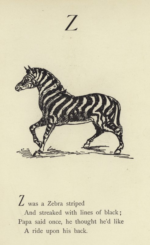 Bogstavet Z af Edward Lear