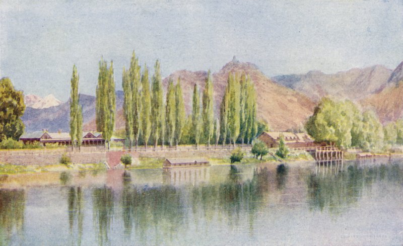 The Residency and Club, Srinagar af Edward Mary Joseph Molyneux