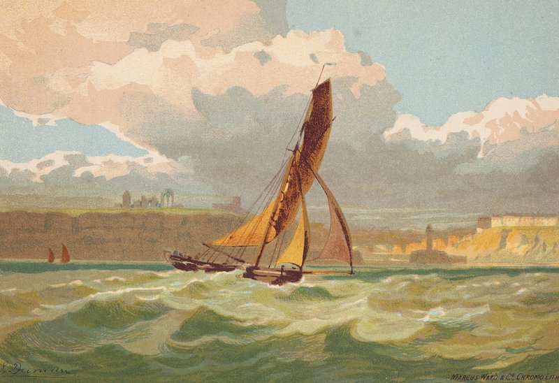 Blyth Nook (farvelitografi) af Edward (after) Duncan