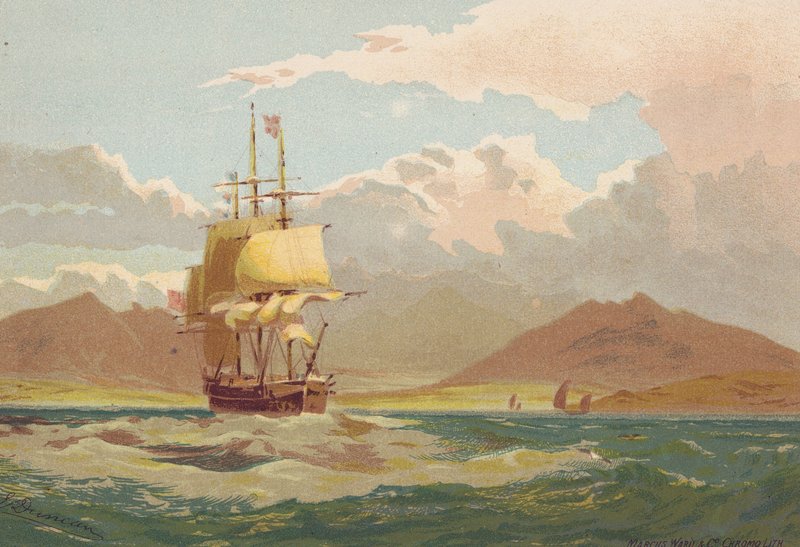 Ud for Isle of Arran (farvelitografi) af Edward (after) Duncan