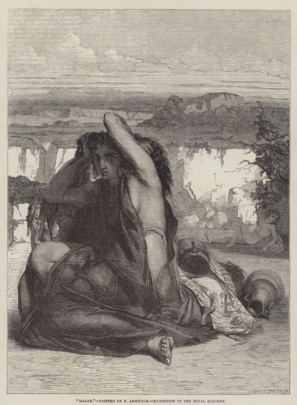Hagar af Edward A. Armitage