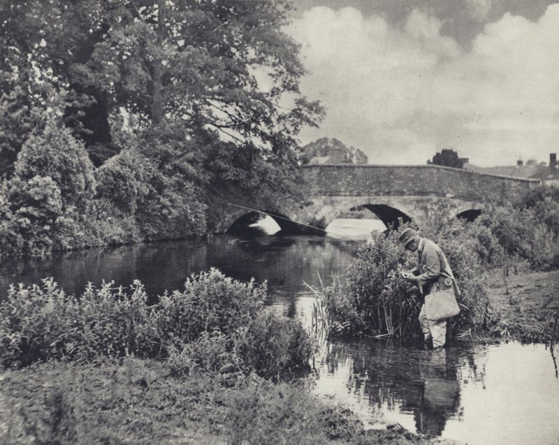 Over bybroen, Stockbridge (s/h-foto) af Edward Alfred Barton