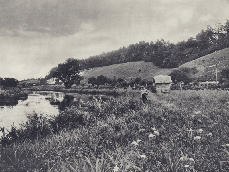 På den midterste prøve (s/h-foto) af Edward Alfred Barton