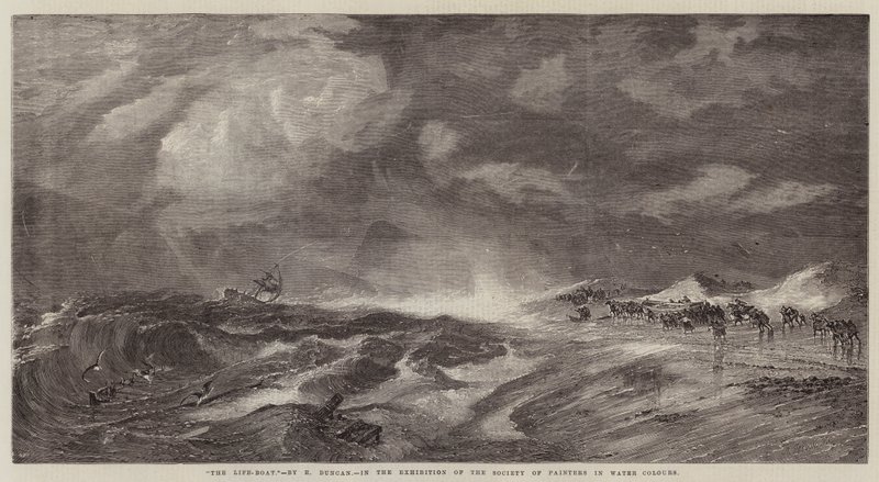 Redningsbåden af Edward Duncan