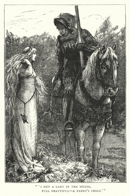 Den smukke dame uden nåde (gravering) af Edward Frederick (after) Brewtnall